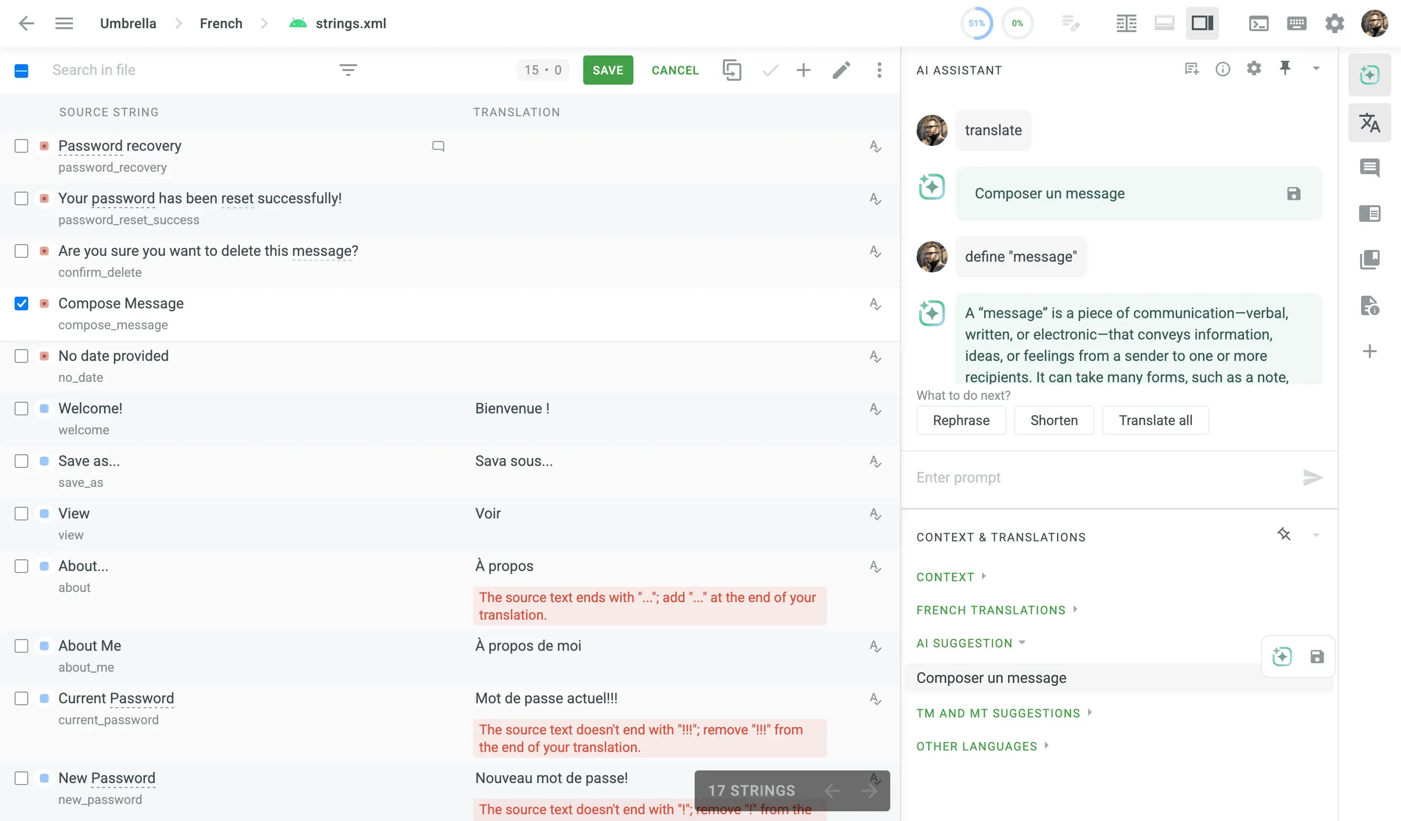 Crowdin AI Assistant
